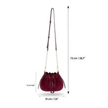 Vivienne Suede Leather Shoulder Bag