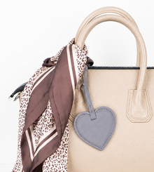 Heart Leather Bag Charm