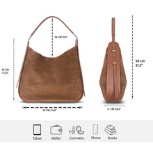 Amelie Suede Leather Tote Bag