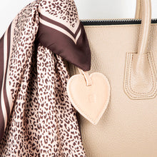 Heart Leather Bag Charm