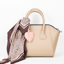 Heart Leather Bag Charm
