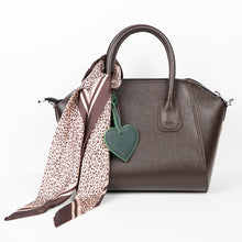 Heart Leather Bag Charm