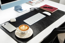 Lined Leather Desk Mat Medium Size