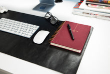 Lined Leather Desk Mat Medium Size
