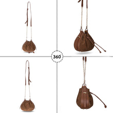 Vivienne Suede Leather Shoulder Bag