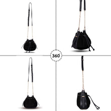Vivienne Suede Leather Shoulder Bag
