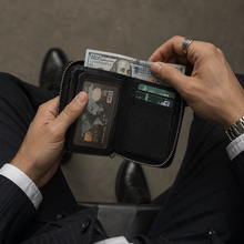 Everett Leather Zip Wallet