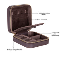 Amanda Leather Jewelry Box, Medium