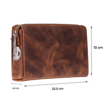 Marlow Leather Clutch Bag