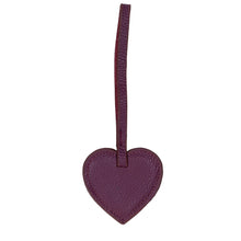 Heart Leather Bag Charm