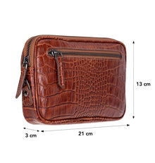 Alden Leather Clutch Bag