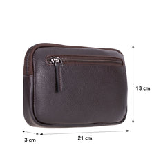 Alden Leather Clutch Bag