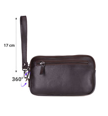 Alden Leather Clutch Bag