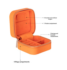 Amanda Leather Jewelry Box, Medium