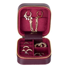 Amanda Leather Jewelry Box, Medium