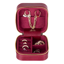 Amanda Leather Jewelry Box, Medium
