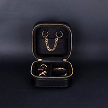 Amanda Leather Jewelry Box, Medium