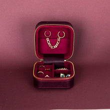 Amanda Leather Jewelry Box, Medium