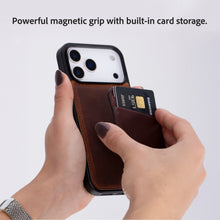 Arden Leather Magnetic Card Holder
