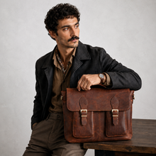 Wellington Leather Business Briefcase