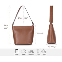 Elena Leather Shoulder Bag