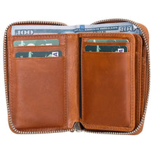 Everett Leather Zip Wallet