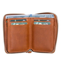 Everett Leather Zip Wallet