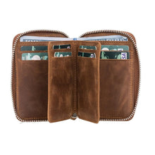Everett Leather Zip Wallet