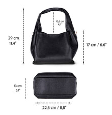Lucienne Leather Shoulder Bag
