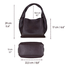 Lucienne Leather Shoulder Bag