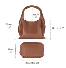 Lucienne Leather Shoulder Bag