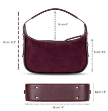 Margaux Suede Leather Tote Bag