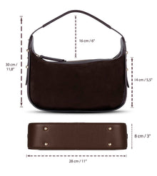 Margaux Suede Leather Tote Bag