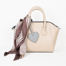 Heart Leather Bag Charm