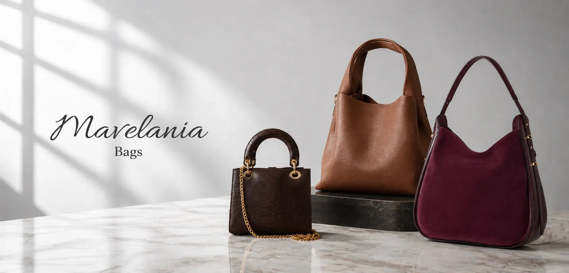 Mavelania leather bag collection